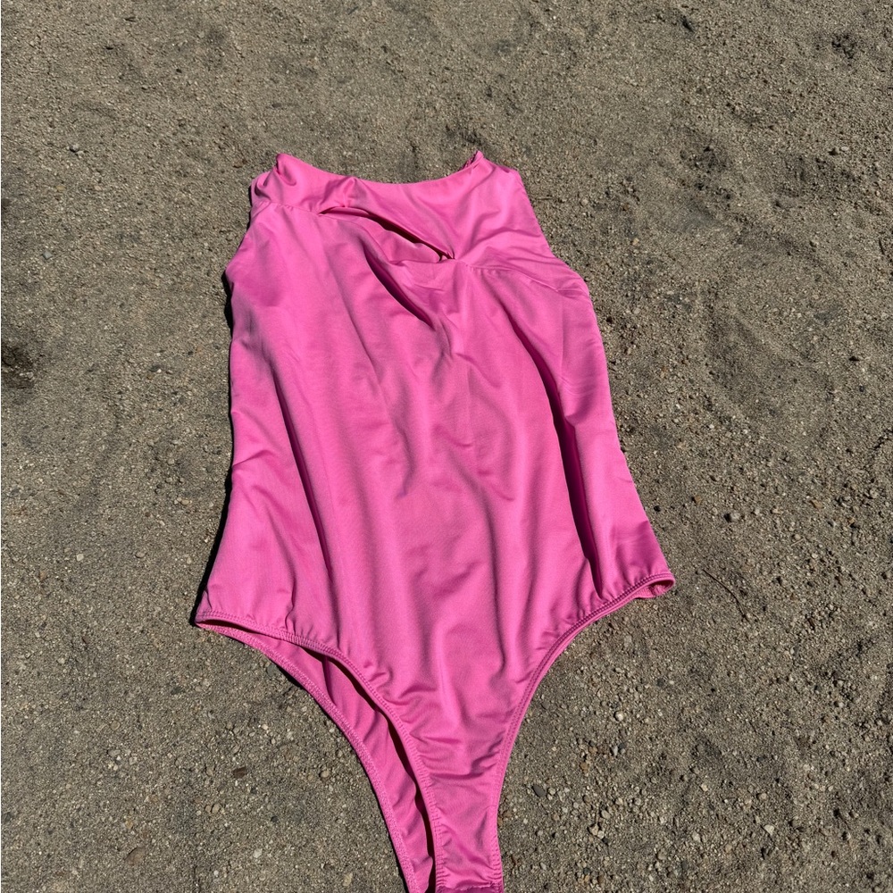 Pink bodysuit